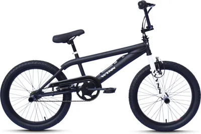 Produktbild von WYNN BMX Freestyle 20 Zoll XX1.0 schwarz-weiß Rahmenhöhe 28 cm Kinder Erwachsene V-Brake
