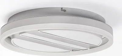 Imagen del producto de Rabalux 71112, plafón Gremin, 55W, 2750 lúmenes, blanco, redondo, luz blanca cálida/fría, regulable, diámetro 400 mm