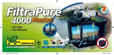 Image de Ensemble Filtre de Bassin Ubbink FiltraPure 4000 Plus, 26 L