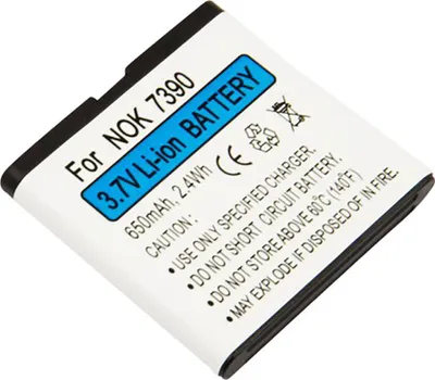 Zdjęcie produktu dla Avizar, bateria litowo-jonowa BP-5M 3,7 V 650 mAh do Nokia 7390 - kompaktowa bateria zastępcza,