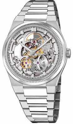 Produktbild von Festina Herrenuhr Swiss Made Armbanduhr Edelstahl silber UF20069/1