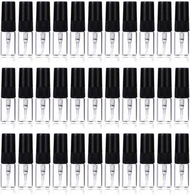 Imagen del producto de Mini atomizador de perfume, recargable, de 2 ml, transparente, ideal para viajes