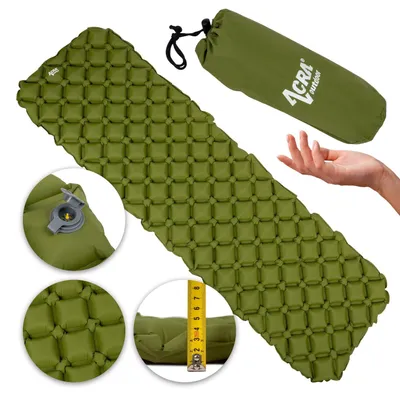 Produktbild von Aufblasbare Matratze 190x58x5cm grün