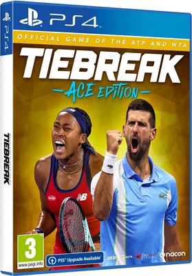 Obrázek produktu pro NACON TIEBREAK: Official game of the ATP and WTA ACE edition PC Digital, PlayStation 4, E (bez omezení)