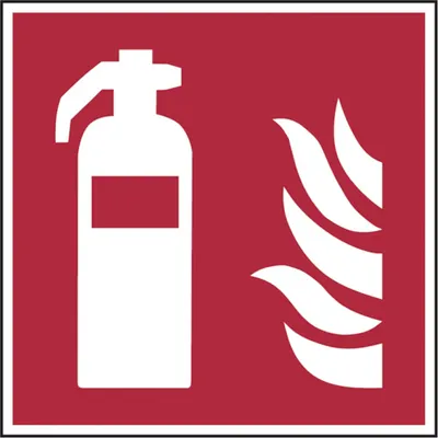 Produktbild von Dreifke® Brandschutzzeichen, Feuerlöscher F001 | Folie selbstklebend | 150x15...