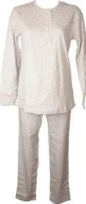 Immagine prodotto di Pigiama donna RAGNO caldo cotone interlock invernale collo serafino manica lunga pantalone lungo articolo DE08N1, Taglia 46, Cotone 100%