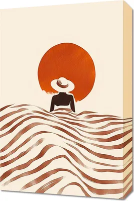 Obrázok produktu pre 40 x 60 cm Minimalistický obraz, interiéry v škandinávskom štýle, Boho