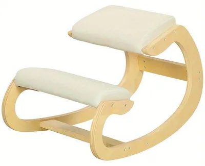 Immagine prodotto di Sgabello per le gambe – Sgabello oscillante ergonomico – Sgabello con seduta imbottita in schiuma