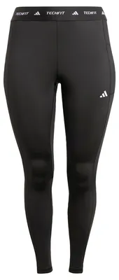 Productafbeelding van adidas dames TECHFIT leggings met verborgen zak, lange model, zwart, maat XL