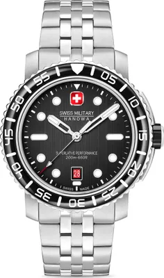 Produktbild von SWISS MILITARY HANOWA Herrenuhr Quarzuhr silber / schwarz onesize Herren 44 SMWGH0001702, SMWGH0001703, SMWGH0001760, SMWGH0001761