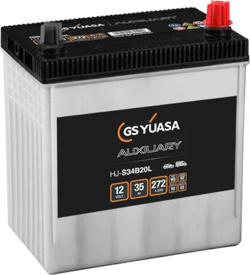 Produktbild von YUASA HJ-S34B20L AGM Starterbatterie  12V 35Ah 272A(EN)