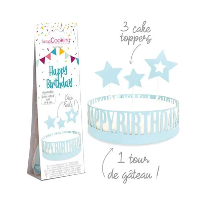 Produktbild von Alles Gute zum Geburtstag Papier Kuchen Dekoration