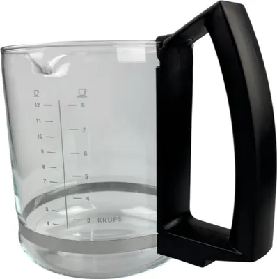 Produktbild von Krups Glaskanne ohne Deckel für T8 F46876, T9 F468 schwarz - Nr.: MS-623057, ersetzt MS-5370138