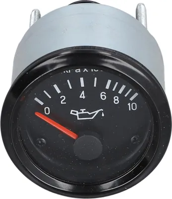 Zdjęcie produktu dla Miernik ciśnienia oleju Elektryczny mechaniczny miernik ciśnienia z podświetleniem LED do wymiany w motoryzacji 0?10KPa X 100 52mm 12V(350?030?017)
