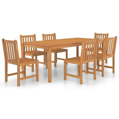 Produktbild von 7-tlg. Garten-Essgruppe Massivholz Teak