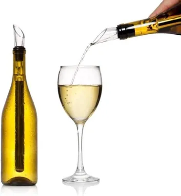 Imagen del producto de CHPN – Dispensador de vino – Varilla enfriadora de vino – Enfriador de vino – 3 en 1 – Acero inoxidable – Varilla para vino – Varilla enfriadora – Enfriador de vino – Dispensador – Vino – Dispensador de vino