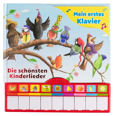 Produktbild von Singst du mit? Kinderbuch mit Klaviertastatur und 9 Kinderliedern, ab 3 Jahren