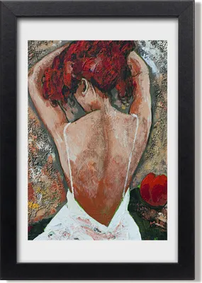 Produktbild von Bild 20x30 MDF-Rahmen, Wandkunst Frau