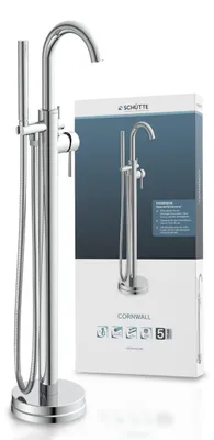 Produktbild von SCHÜTTE Badewannenarmatur CORNWALL freistehende Wannenarmatur für Bodenmontage