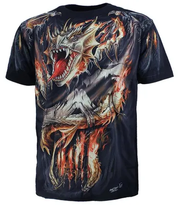 Produktbild von Biker Fire Dragon Fire Dragon T-Shirt - M