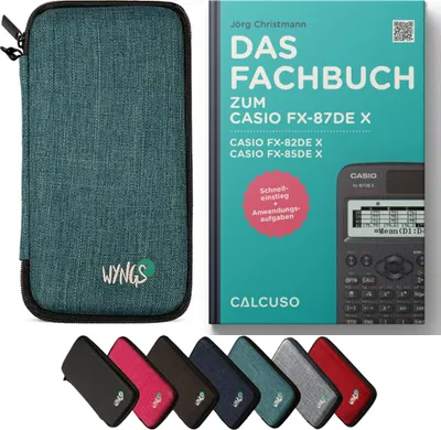 Produktbild von CALCUSO Zubehör Standardpaket Türkis kompatibel für Taschenrechner Casio FX-87DE X