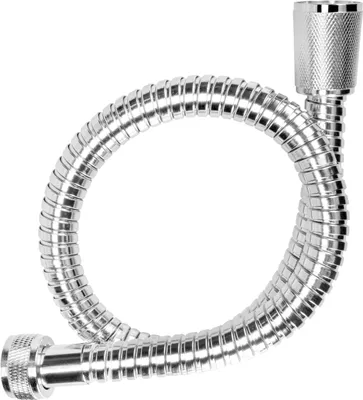 Productafbeelding van Doucheslang - verchroomd - 50 cm lengte - flexibele aansluiting
