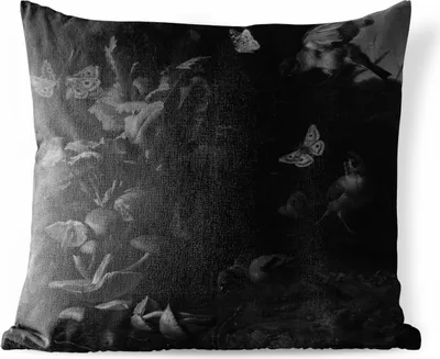 Produktbild von MuchoWow® Outdoor Kissen - Tiere und Pflanzen - Melchior d'Hondecoeter - 60x60 cm - Wetterfest - Lounge Kissen - Dekoration - Schlaf Kissen