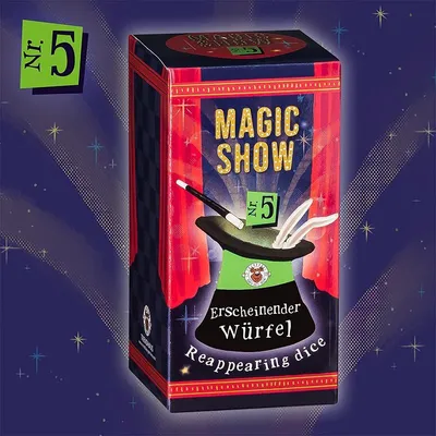 Produktbild von TRENDHAUS MAGIC SHOW Trick 5 Erscheinender Würfel Zauberei