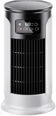 Produktbild von Tragbarer Turmventilator mit 6 Geschwindigkeiten Coolnebel und 6H Timer Luftkühler Stehfächer Tischventilator for Schlafzimmer Wohnzimmer Büro