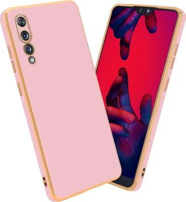 Produktbild von Cadorabo Schutzhülle für Huawei P20 PRO / P20 PLUS Hülle in Rosa Handyhülle TPU Silikon Kameraschutz Etui Case