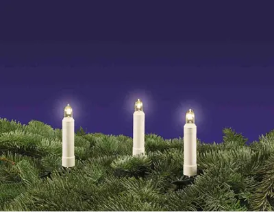 Produktbild von Rotpfeil 975 300 3000 Lichterkette außen 30er Toplampen 8 V/3 W Toplampen, 80 cm Abstand