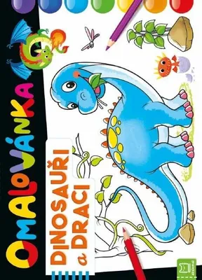 Obrázok produktu pre Omaľovánka Dinosaury a draci