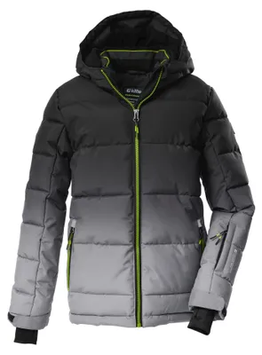 Produktbild von Killtec Winterjacke für Kinder mit Kapuze und Schneefang, Farbe:Grau, Kinder Größen:164