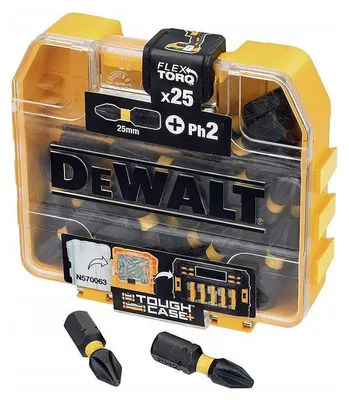 Image de Boîte d'embouts Impact Torsion DEWALT DT70555T-QZ 25 x PH2 25mm