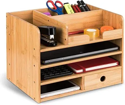 Produktbild von Famanu Büro Organizer – Praktischer Schreibtisch Organizer – Hochwertige Büroaccessoires