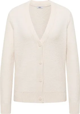 Produktbild von CECIL Strickjacke 'Softer Bouclé Cardigan', B254059, light greige, Gr. L