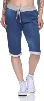 Produktbild von Damen Bermuda Shorts kurze Sommer Hose;  Muster 10 S/M/L