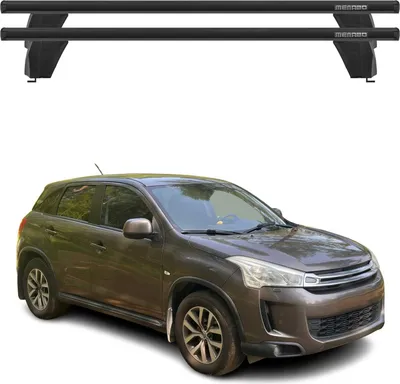 Produktbild von OMAC  Menabo Dachträger Grundträger für Citroen C4 Aircross 2012-2017 Alu Schwarz