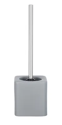 Produktbild von WENKO Toiletten Bürsten Klo Halter Garnitur HEXA Grau Keramik WC Garnitur Bad