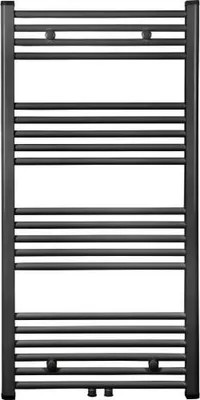 Produktbild von Wasserführender Badheizkörper Koblenz 60 x 120 cm Schwarz Matt,
