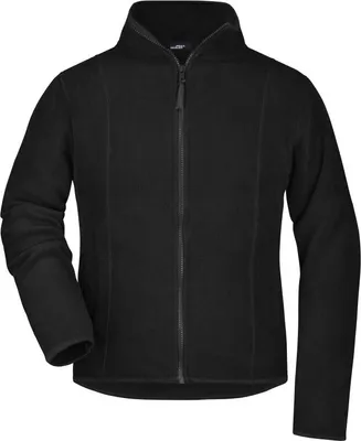 Produktbild von Leichte Jacke aus Microfleece black, Gr. M