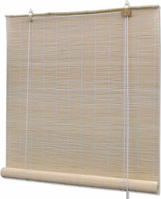 Obrázek produktu pro vidaXL Přírodní bambusové žaluzie 2 ks. 120x160 cm