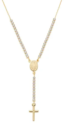 Obrázok produktu pre AMEN Kette 925 Silber gold onesize Damen Zirkonia CLCRMIBBZ4, CLCRMIBNZ4, CLCRMIGBZ4