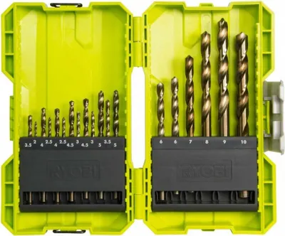 Image de Ryobi RAK19HSS2 Kit 19 Embouts de perceuse-visseuse HSS pour le métal