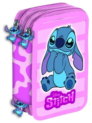 Produktbild von Disney Stitch Lovely 3-teiliges Federmä ppchen