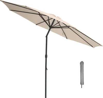 Produktbild von Kopu® Valencia Sonnenschirm rund 300 cm mit Schutzhülle – Creme