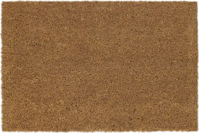 Produktbild von Relaxdays Fußmatte Kokos, 60 x 40 cm, rutschfest, Kokosmatte für Innen- & Außenbereich, Türmatte Flur, Haustür, natur