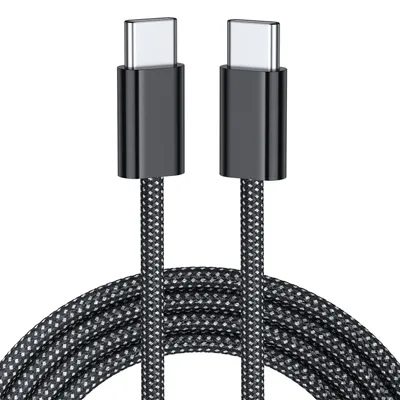 Zdjęcie produktu dla INF Szybko ładujący kabel USB-C 60 W Czarny M