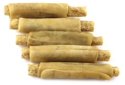 Zdjęcie produktu dla DOGBOSS: Naturalne, wypełnione przysmaki do żucia, dostępne w różnych rozmiarach i smakach (5 sztuk, smak jagnięciny, 17 cm)
