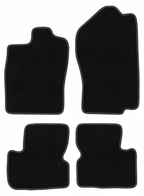 Image de Tapis de sol en moquette pour Opel Calibra 1989-1997 (coupé) – jeu 4 pièces, noirs, sur mesure – Wielganizator BASIC